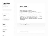 Screenshot des Blogs blog.sensee.de