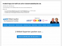 Screenshot des Blogs Möbel News