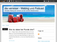 Screenshot des Blogs die verreiser