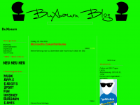 Screenshot des Blogs BuXbaum Blog
