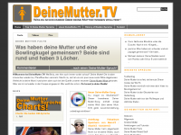 Screenshot des Blogs DeineMutter.TV – Deine Mutter ist jetzt online!