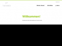 Screenshot des Blogs hansels.de