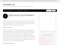 Screenshot des Blogs RUMSABBELN.de