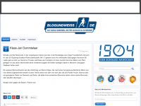 Screenshot des Blogs blogundweiss.de