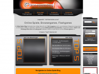 Screenshot des Blogs Online Spiele Blog