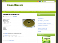 Screenshot des Blogs Single Rezepte