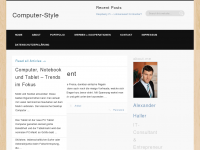 Screenshot des Blogs Computer Style