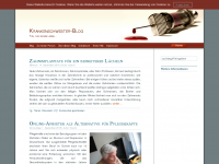 Screenshot des Blogs Krankenschwester-Blog