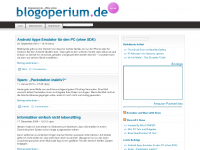 Screenshot des Blogs blogoperium.de
