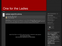 Screenshot des Blogs One for the Ladies