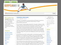 Screenshot des Blogs Trampolinhaus Blog