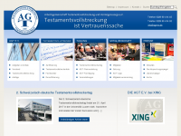 Screenshot des Blogs Testamentsvollstreckerblog