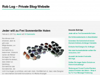 Screenshot des Blogs rob-log – Über den wahntäglichen Normalsinn