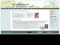 Screenshot des Blogs nachhaltigBeobachtet