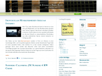 Screenshot des Blogs 4 String – E-Bass und mehr