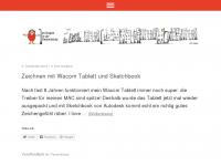 Screenshot des Blogs Datenküche