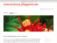 Screenshot des Blogs Intensivkind – das IntensivZimmer zu Hause