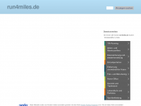 Screenshot des Blogs Run 4 Miles – der Laufblog