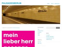 Screenshot des Blogs palisadesberlin