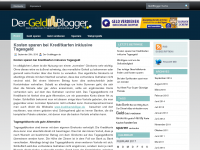 Screenshot des Blogs der-geldblogger
