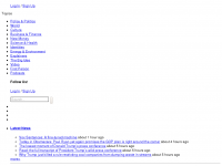 Screenshot des Blogs Tales from the Future