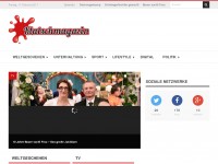 Screenshot des Blogs Klatschmagazin
