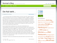 Screenshot des Blogs Normans Blog