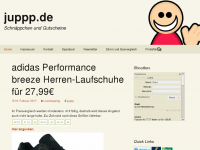 Screenshot des Blogs Juppp.de