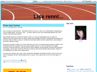 Screenshot des Blogs Lisa rennt…