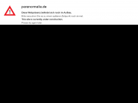 Screenshot des Blogs Paranormalia