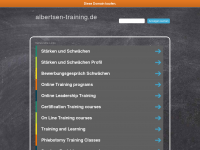 Screenshot des Blogs albertsen-training