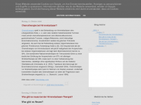 Screenshot des Blogs Hirnmetastasen