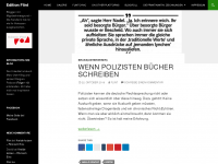 Screenshot des Blogs Edition Flint – Geschichten eines Steines