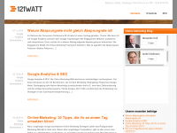 Screenshot des Blogs Performance Marketing Blog