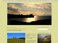 Screenshot des Blogs Sizilien Ferienwohnung Terrasini Sicily for you Bella Sicilia Rezepte Photos sicilian travel blog