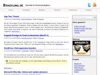 Screenshot des Blogs Bräkling.de