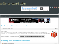 Screenshot des Blogs nik-o-mat.de