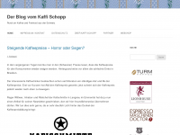 Screenshot des Blogs Kaffi Schopp Blog
