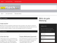 Screenshot des Blogs Adflash.eu