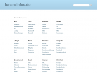 Screenshot des Blogs Fun and Infos