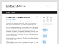 Screenshot des Blogs Komparsen Blog im Datenregal