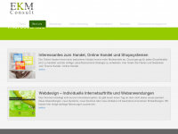 Screenshot des Blogs EKM Blog