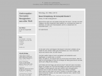 Screenshot des Blogs Gehirnspüler