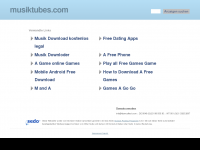 Screenshot des Blogs MusikTubes – See thousands of free Music Tubes