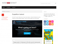 Screenshot des Blogs Websenat