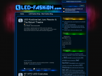 Screenshot des Blogs LED Fashion