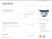 Screenshot des Blogs klaeuiblog
