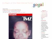 Screenshot des Blogs 20 Years of the New Vienna Times