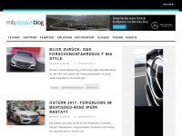 Screenshot des Blogs Mercedes & Daimler Blog