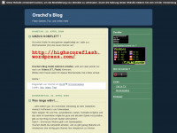 Screenshot des Blogs Orschd’s Blog
